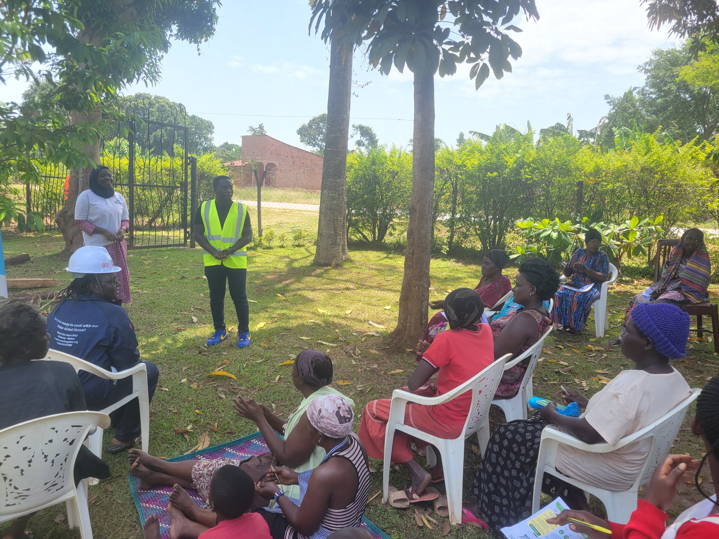 Youth waste collector at hub